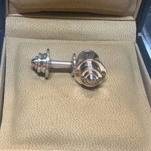 Tiffany & Co. Sterling Silver Paloma Picasso Dumbbell Tiered Cuff Links